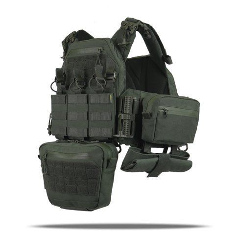 Комплект плитоноска Kiborg GU Gen.2 + 6 підсумків Хакі 55000 фото
